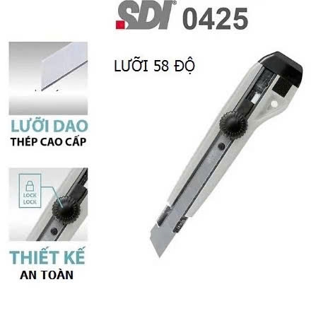 Dao rọc giấy SDI 0425 18mm (12)