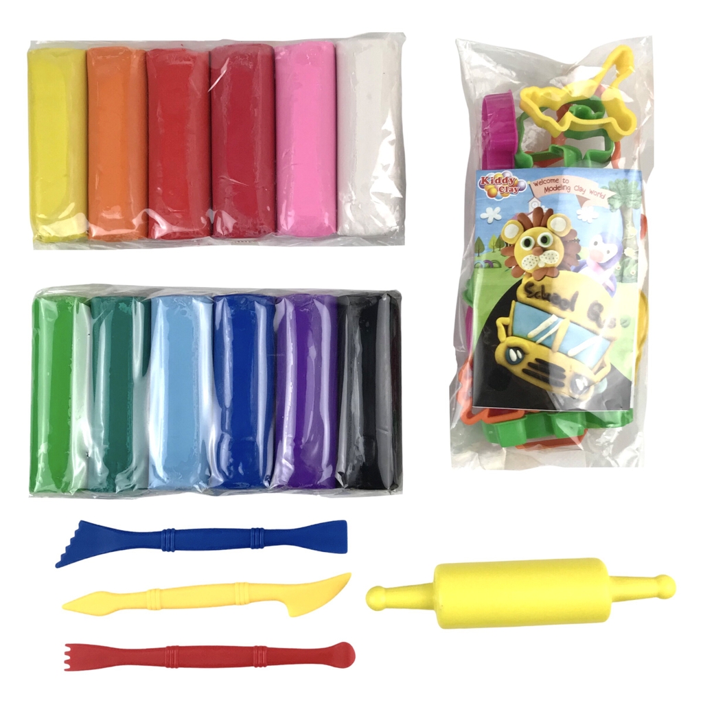 Đất nặn Kiddy Clay BTS-18002 12 màu