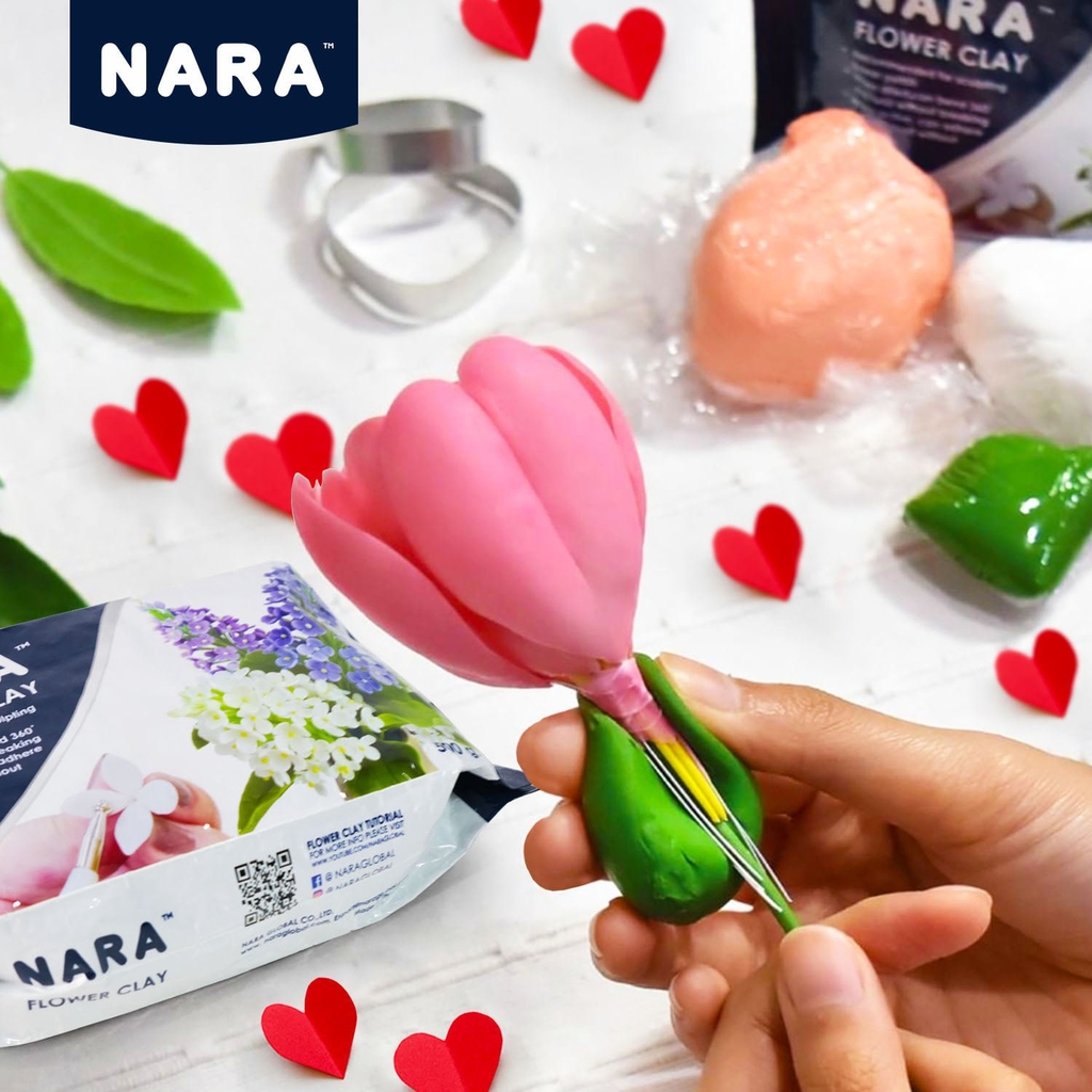 Đất nặn làm hoa Nara FW-250 250g