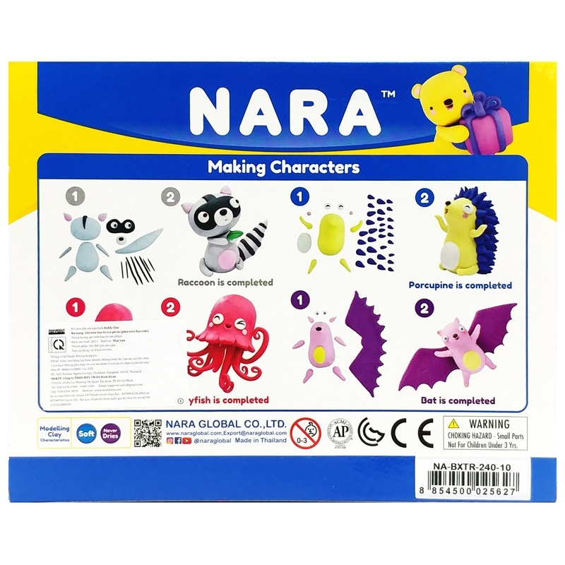 Đất nặn Nara NA-BXTR-240-10