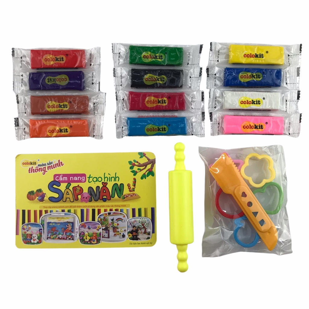 Đất nặn TL Colokit MCT-C04 12 màu 150g (48)