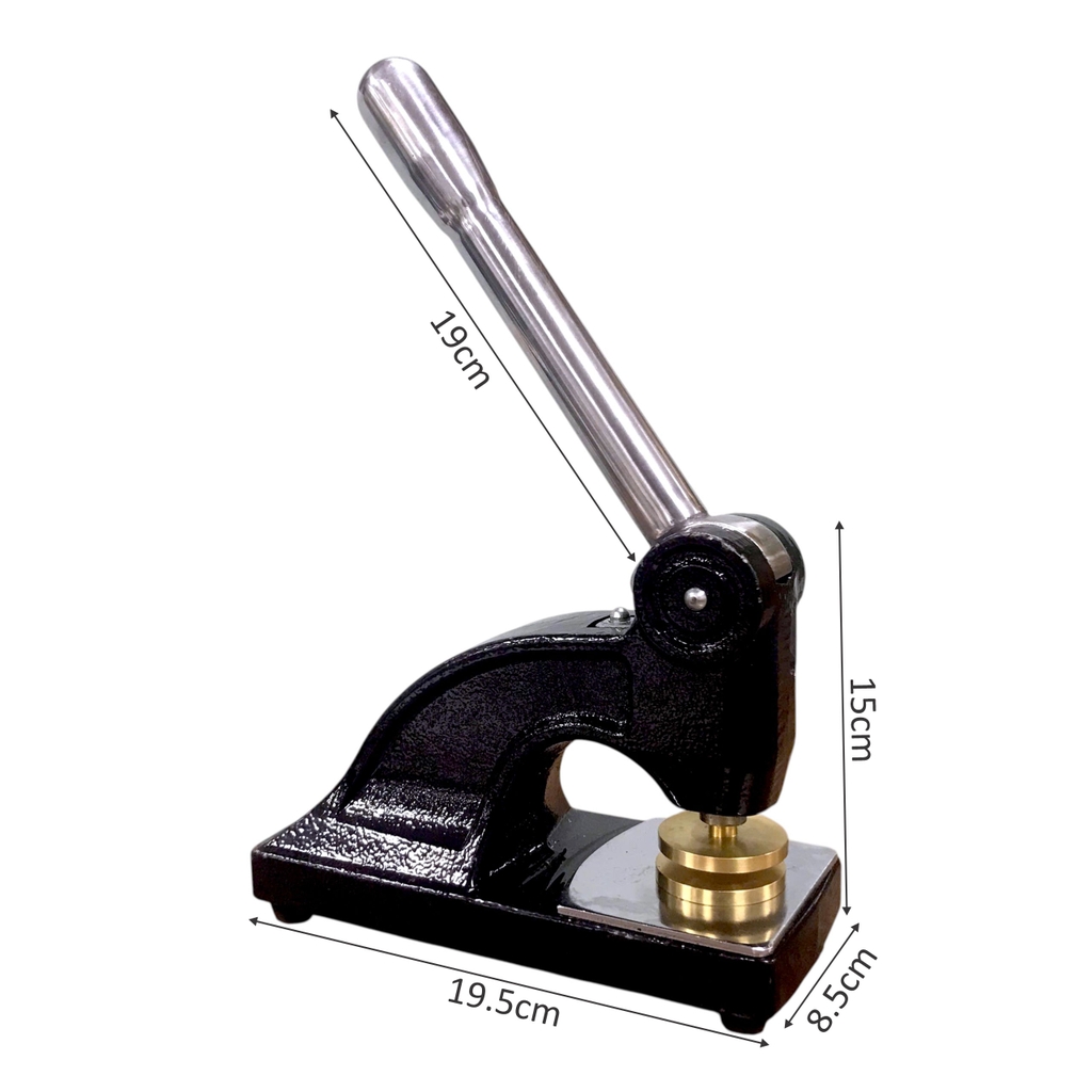 Dấu dập nổi màu đen