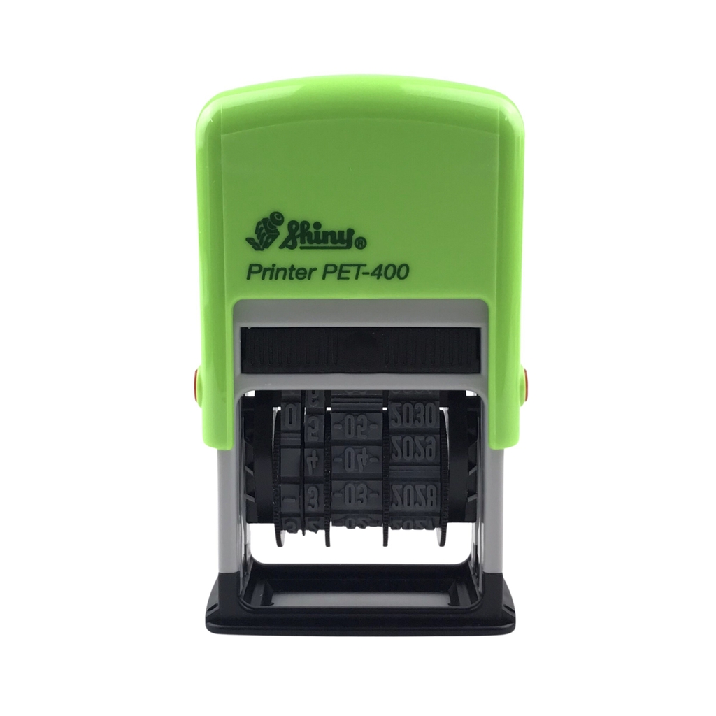 Dấu date tự động - Thẻ mực Shiny PET400 4mm trắng