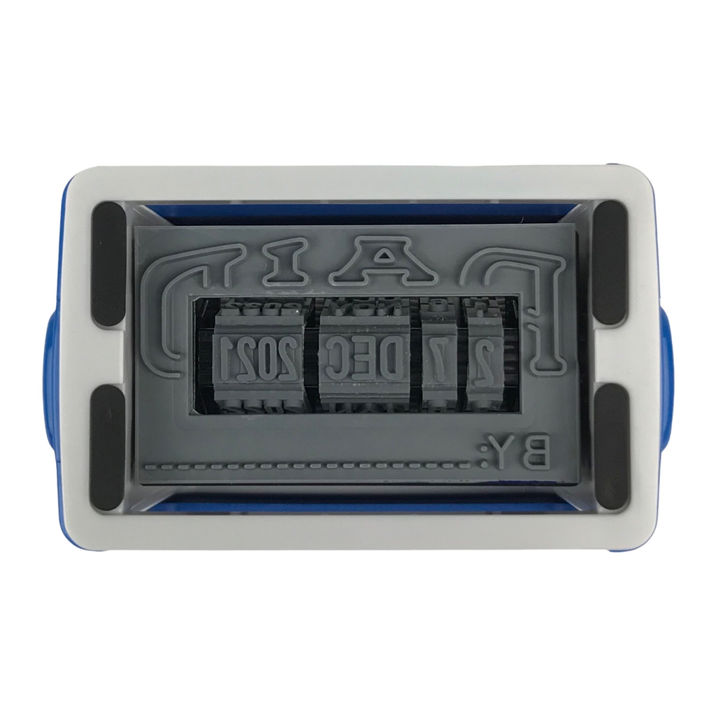 Dấu date tự động - Thẻ mực Shiny S401 Paid trong đỏ ngoài xanh