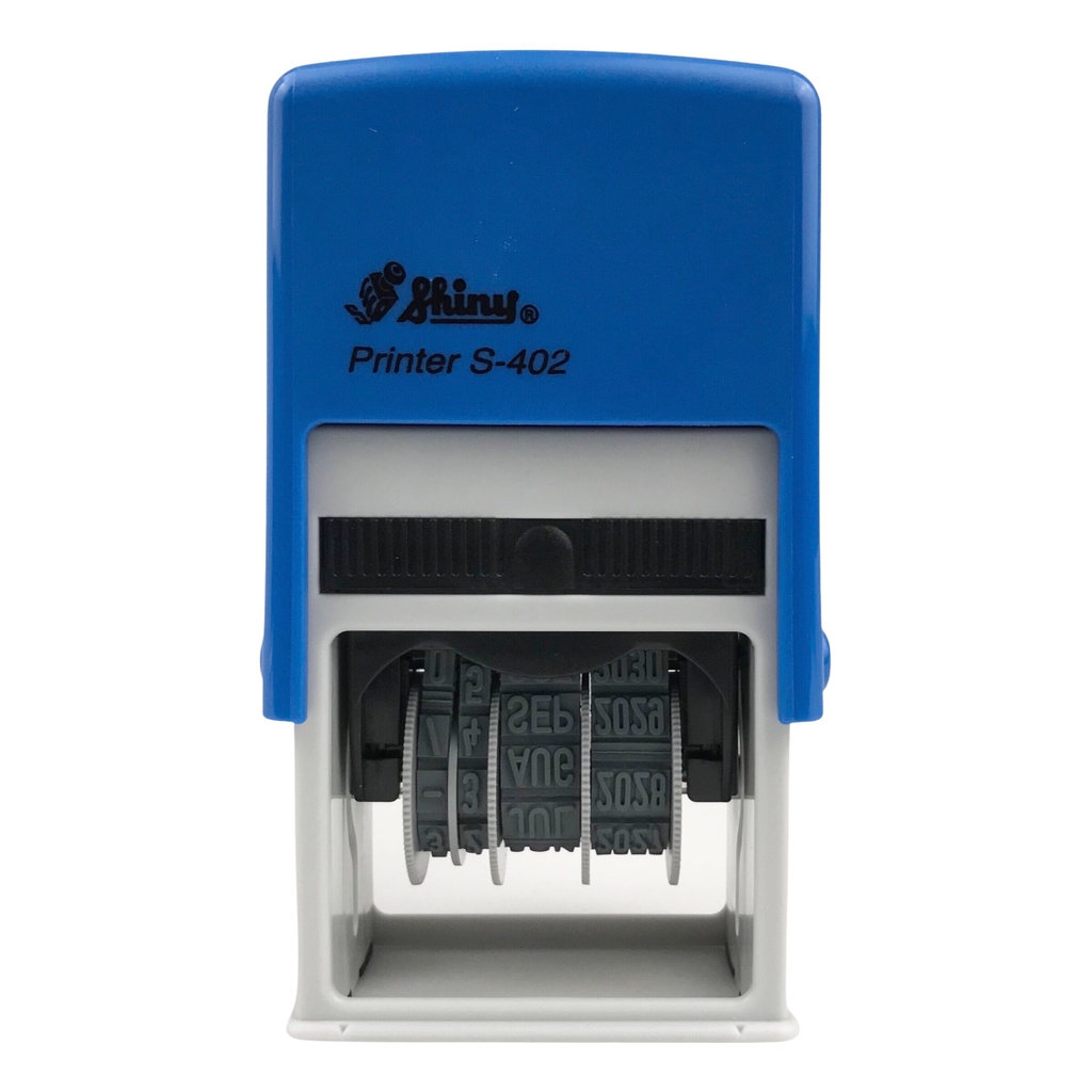 Dấu date tự động- Thẻ mực Shiny S402 Received trong đỏ ngoài xanh