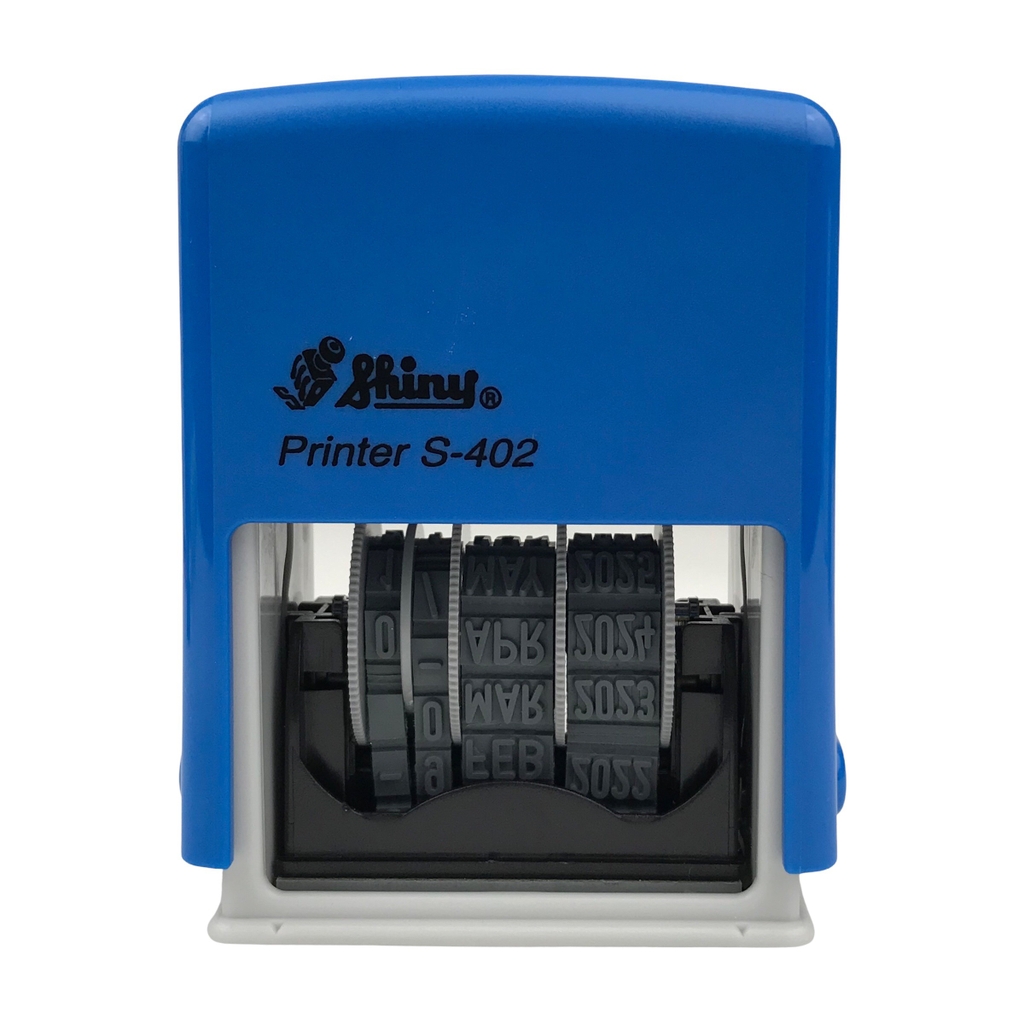 Dấu date tự động- Thẻ mực Shiny S402 Received trong đỏ ngoài xanh