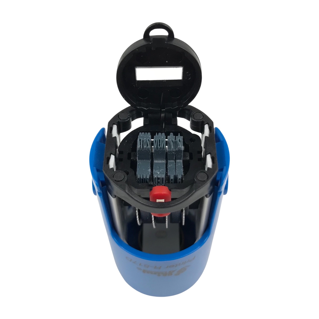 Dấu - Thẻ mực Shiny R517D Φ17mm trắng