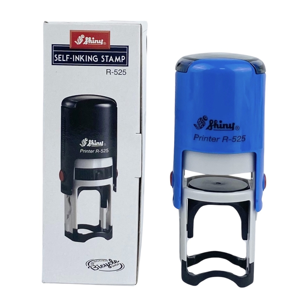Dấu - Thẻ mực Shiny R525 Φ25mm trắng