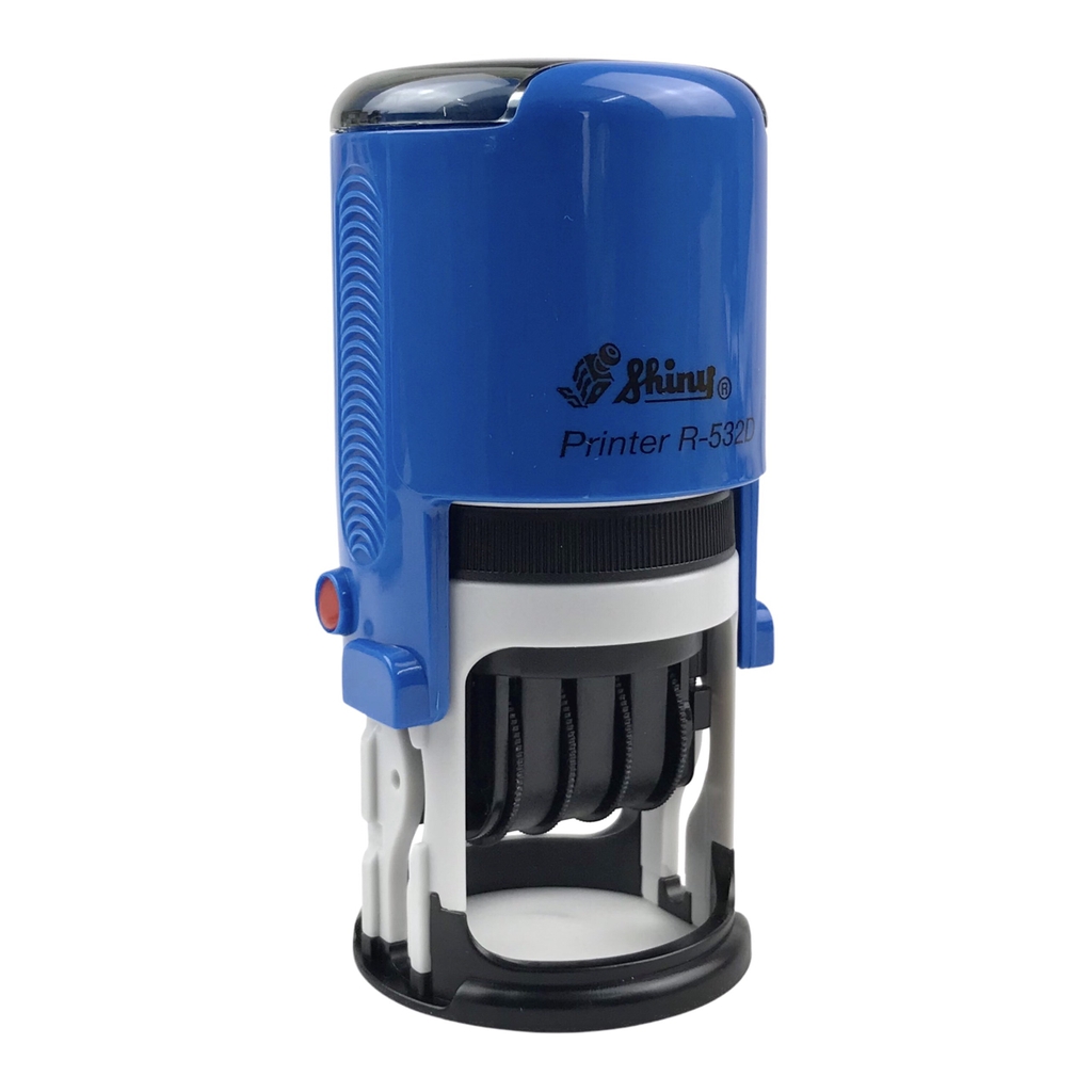 Dấu - Thẻ mực Shiny R532D Φ32mm trắng