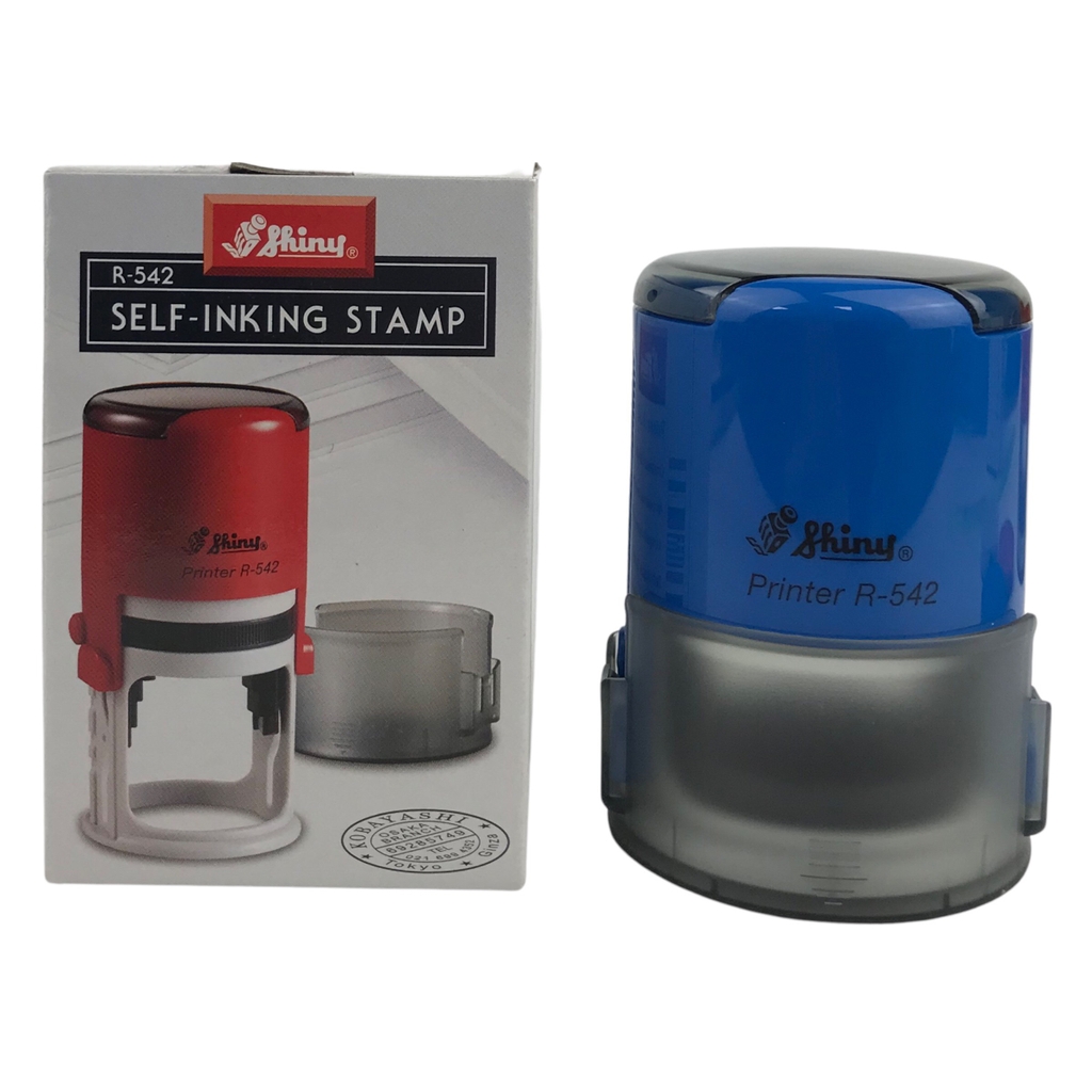 Dấu - Thẻ mực Shiny R542 Φ42mm trắng