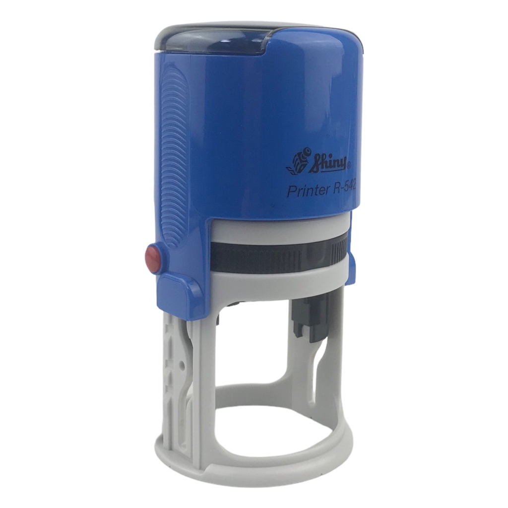 Dấu - Thẻ mực Shiny R542 Φ42mm trắng