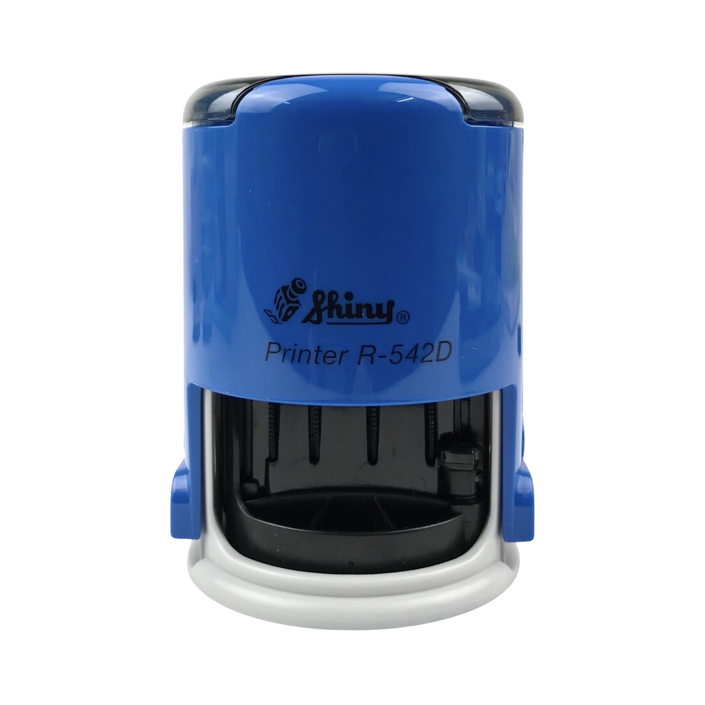 Dấu - Thẻ mực Shiny R542D Φ42mm trắng