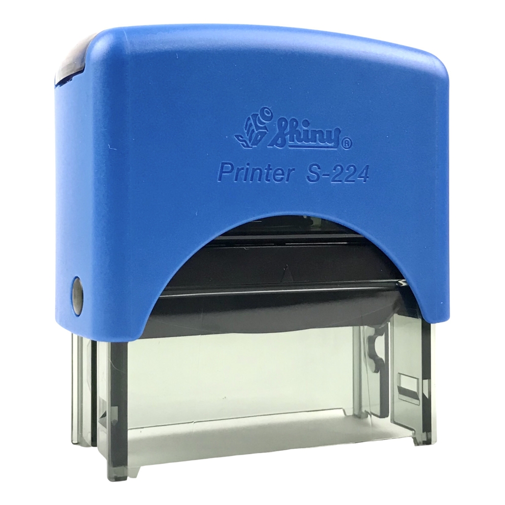 Dấu - Thẻ mực Shiny S224 58x22mm trắng