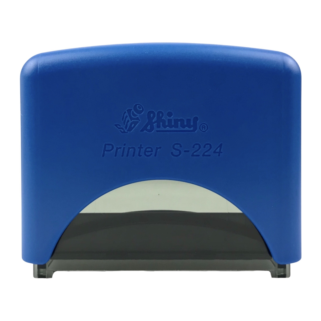 Dấu - Thẻ mực Shiny S224 58x22mm trắng