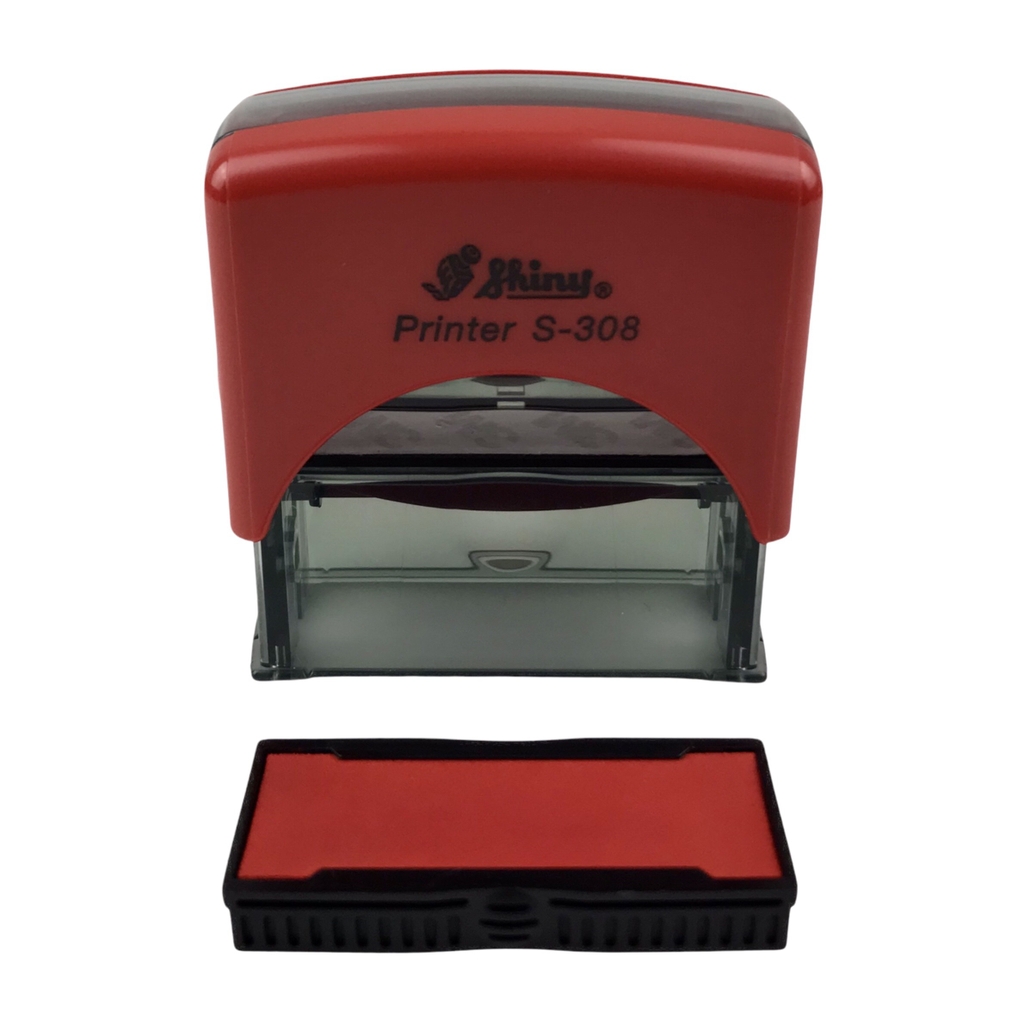 Dấu - Thẻ mực Shiny S308 45x10mm