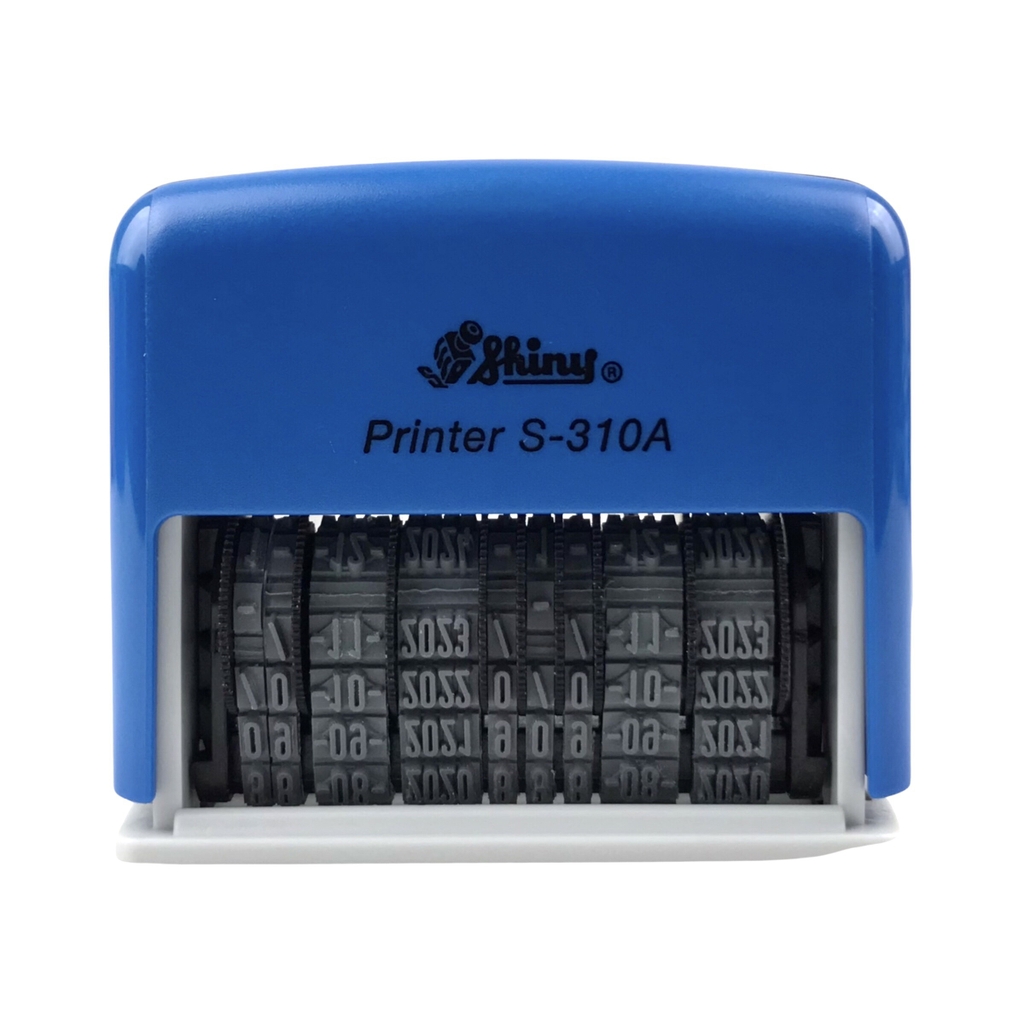 Dấu - Thẻ mực Shiny S310A 49x5mm trắng