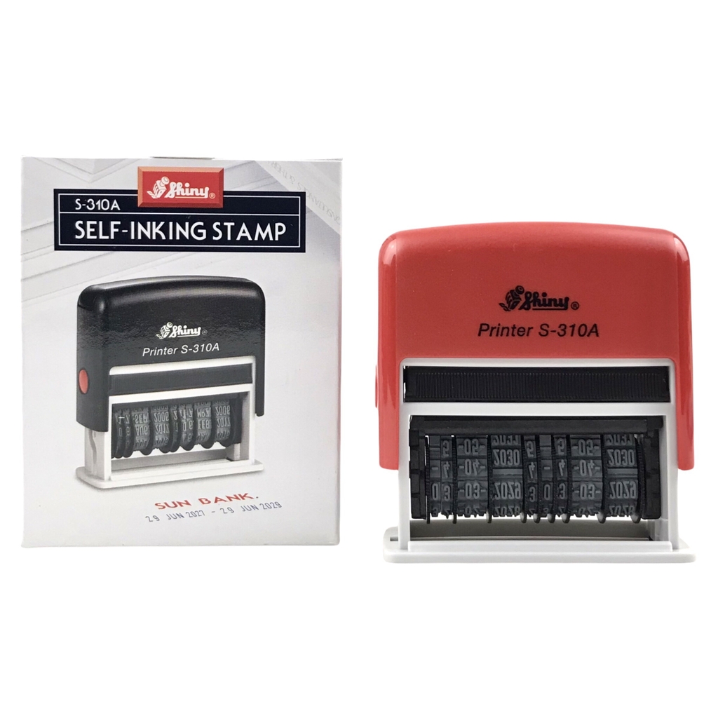 Dấu - Thẻ mực Shiny S310A 49x5mm