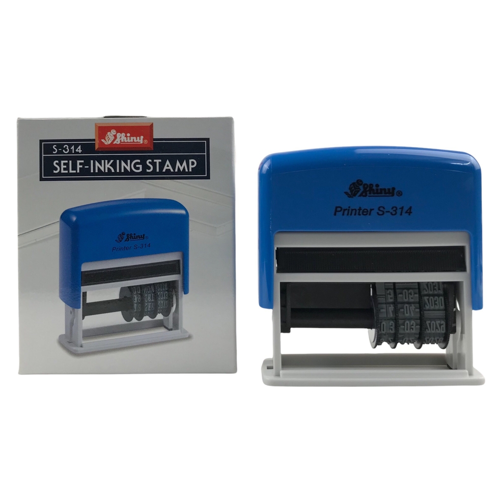 Dấu - Thẻ mực Shiny S314 25x10mm trắng