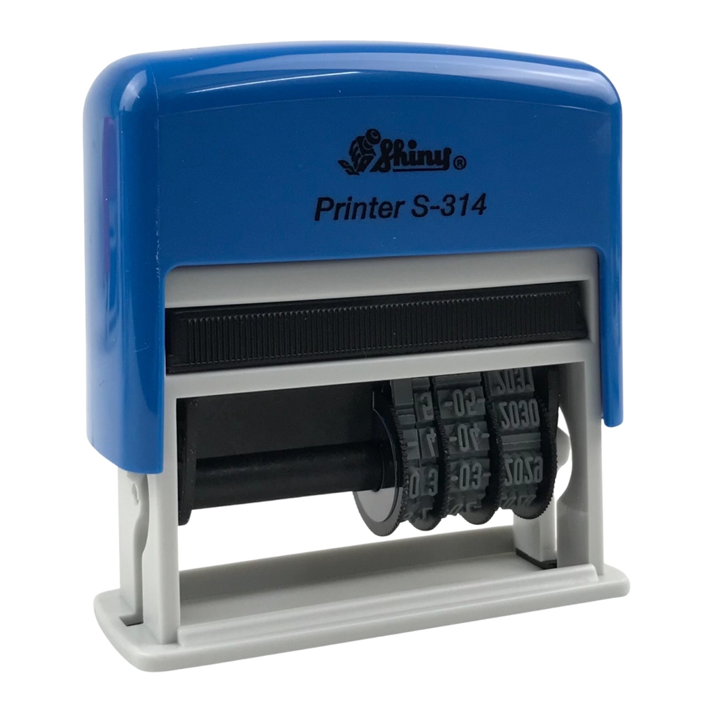 Dấu - Thẻ mực Shiny S314 25x10mm trắng