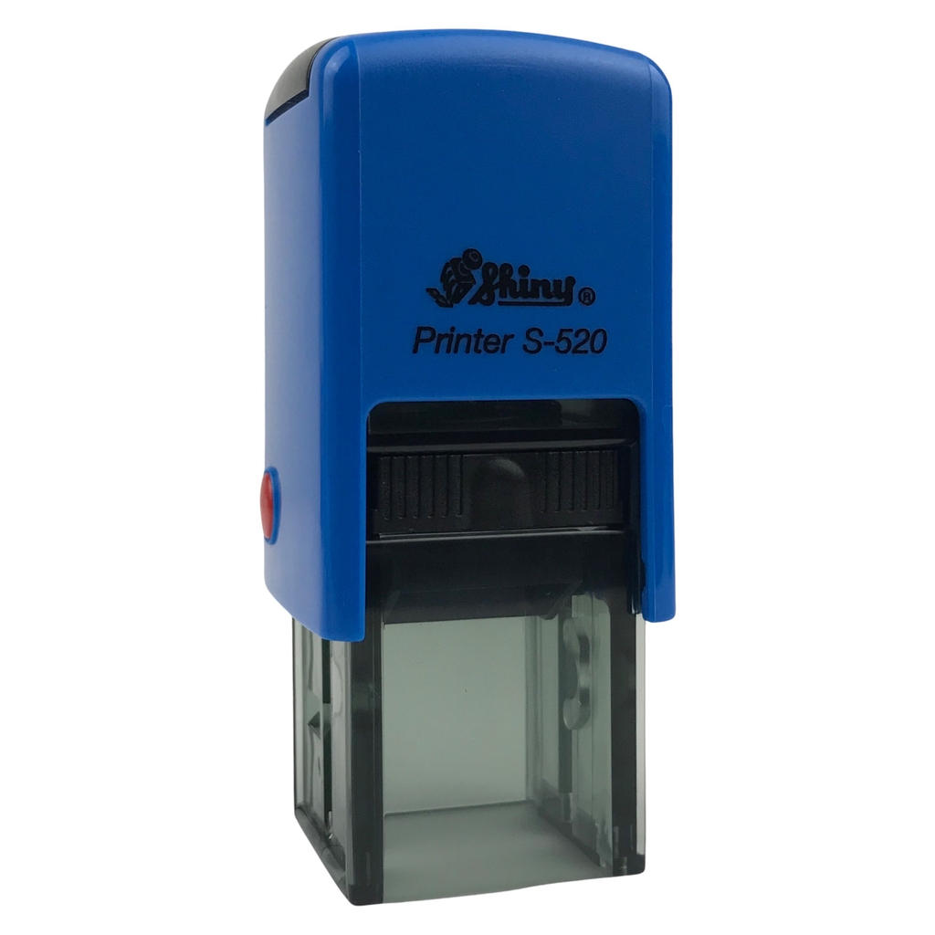 Dấu - Thẻ mực Shiny S520 20x20mm trắng