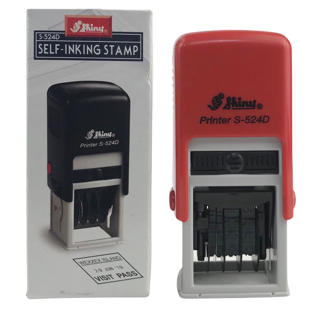 Dấu - Thẻ mực Shiny S524D 24x24mm