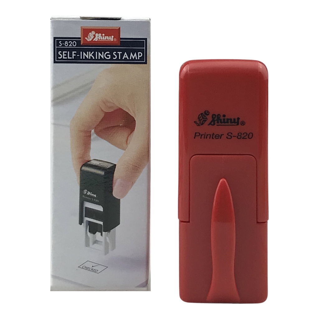 Dấu - Thẻ mực Shiny S820 12x6mm