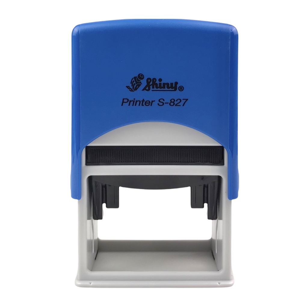 Dấu - Thẻ mực Shiny S827 50x30mm trắng