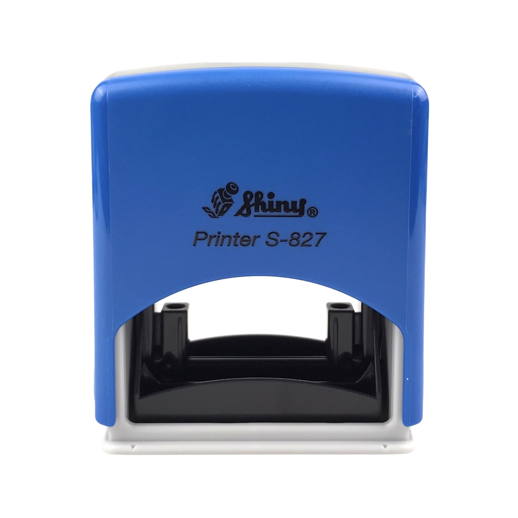 Dấu - Thẻ mực Shiny S827 50x30mm trắng
