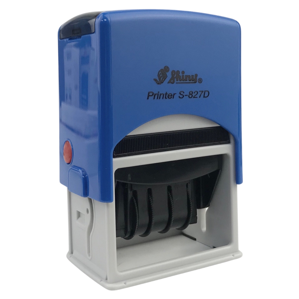 Dấu - Thẻ mực Shiny S827D 50x30mm trắng