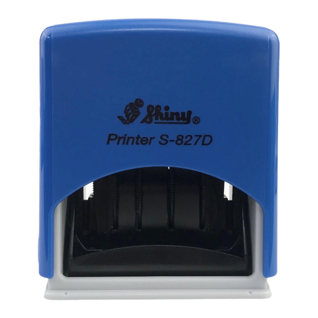 Dấu - Thẻ mực Shiny S827D 50x30mm trắng