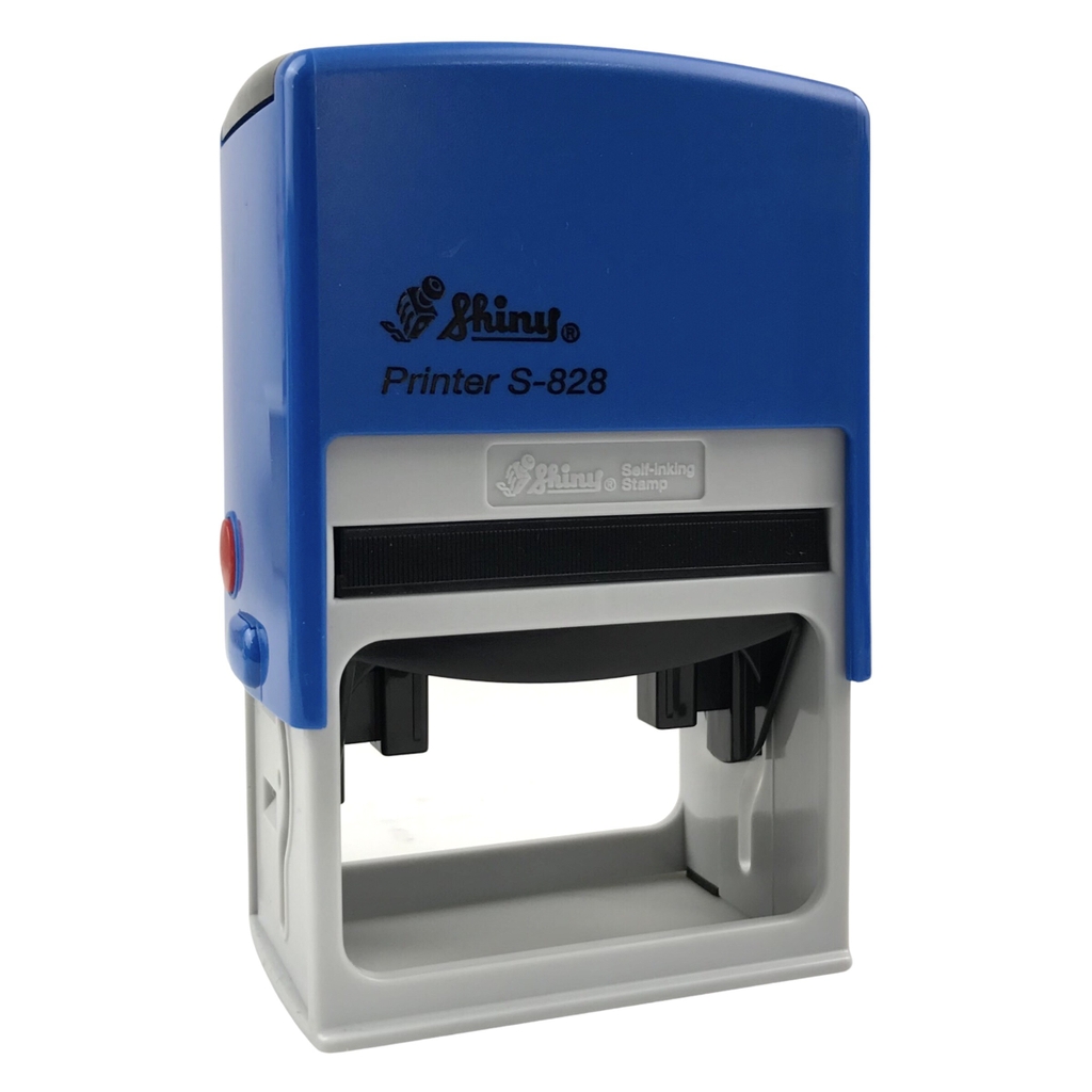 Dấu - Thẻ mực Shiny S828 56x33mm trắng