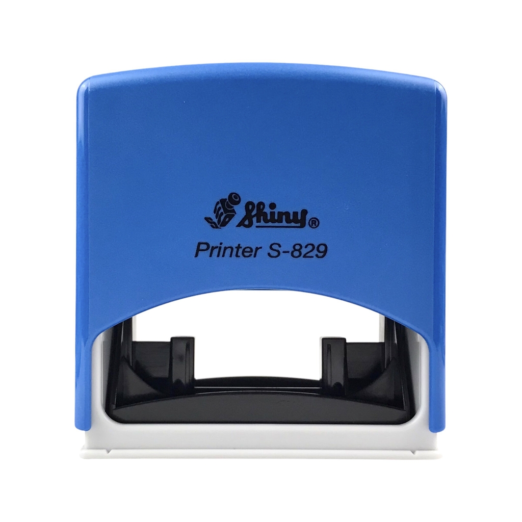 Dấu - Thẻ mực Shiny S829 64x40mm trắng