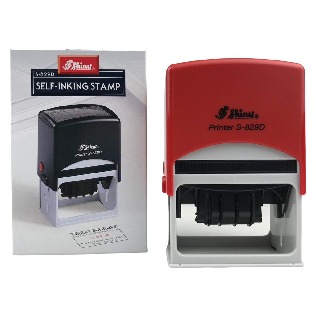 Dấu - Thẻ mực Shiny S829D 64x40mm