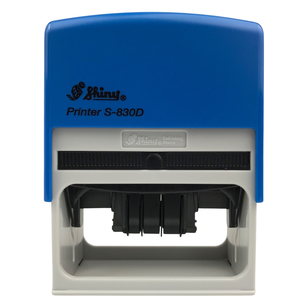 Dấu - Thẻ mực Shiny S830D 75x38mm trắng