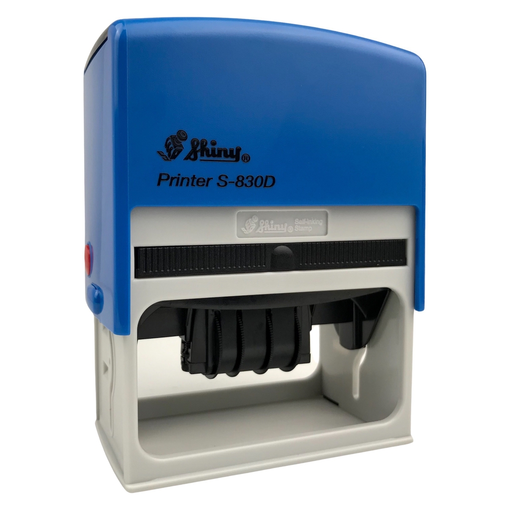 Dấu - Thẻ mực Shiny S830D 75x38mm trắng