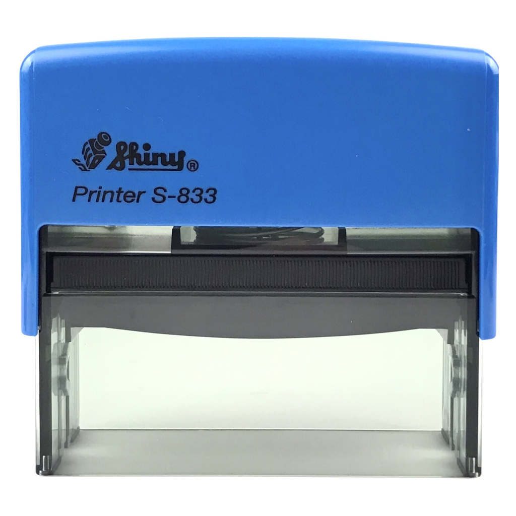 Dấu - Thẻ mực Shiny S833 82x25mm trắng