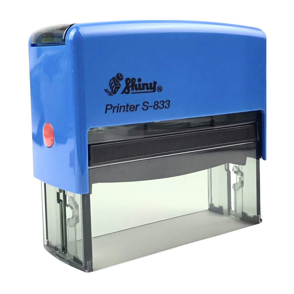 Dấu - Thẻ mực Shiny S833 82x25mm trắng