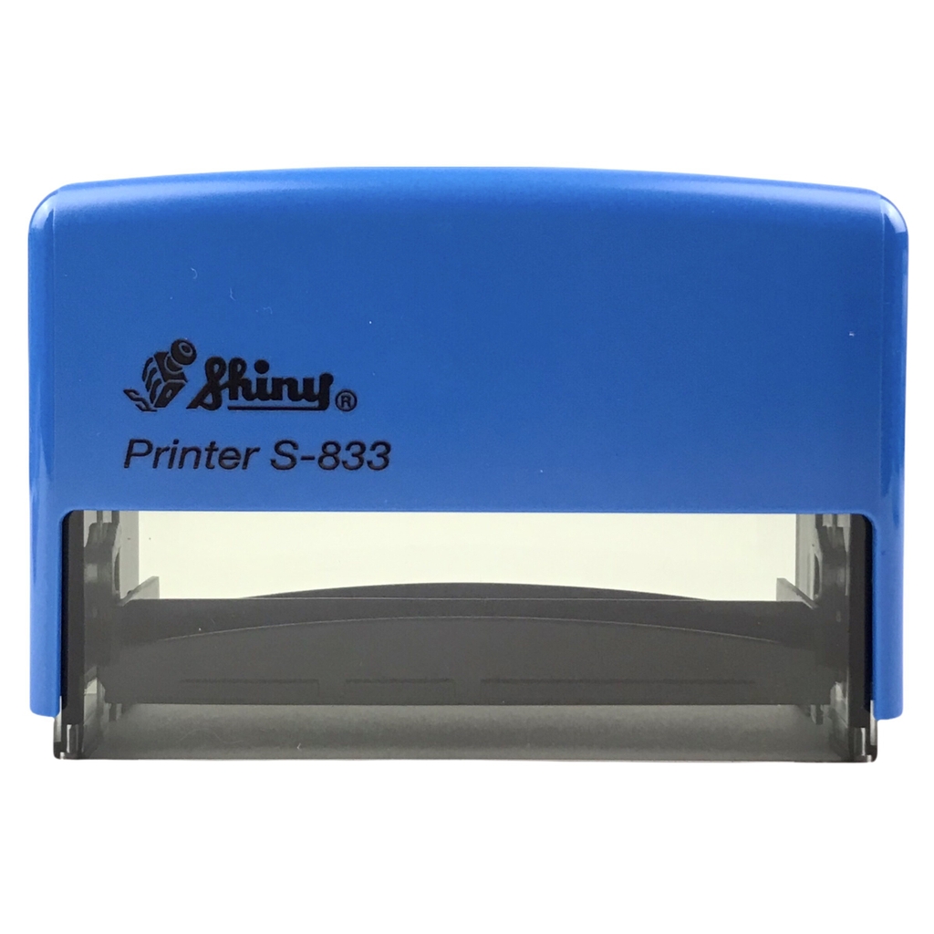 Dấu - Thẻ mực Shiny S833 82x25mm trắng