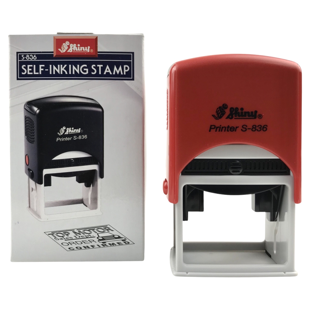 Dấu - Thẻ mực Shiny S836 45x30mm