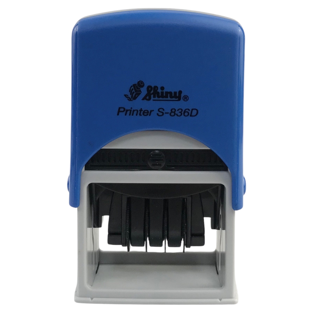 Dấu - Thẻ mực Shiny S836D 45x30mm trắng