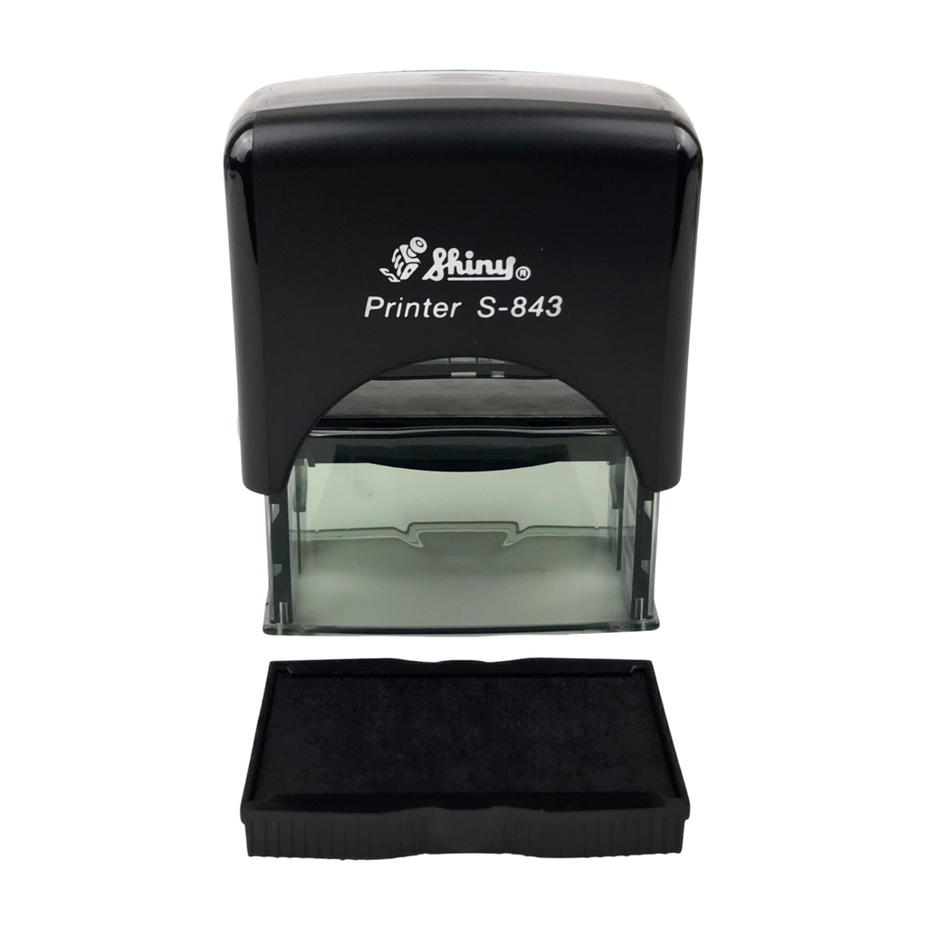 Dấu - Thẻ mực Shiny S843 47x18mm