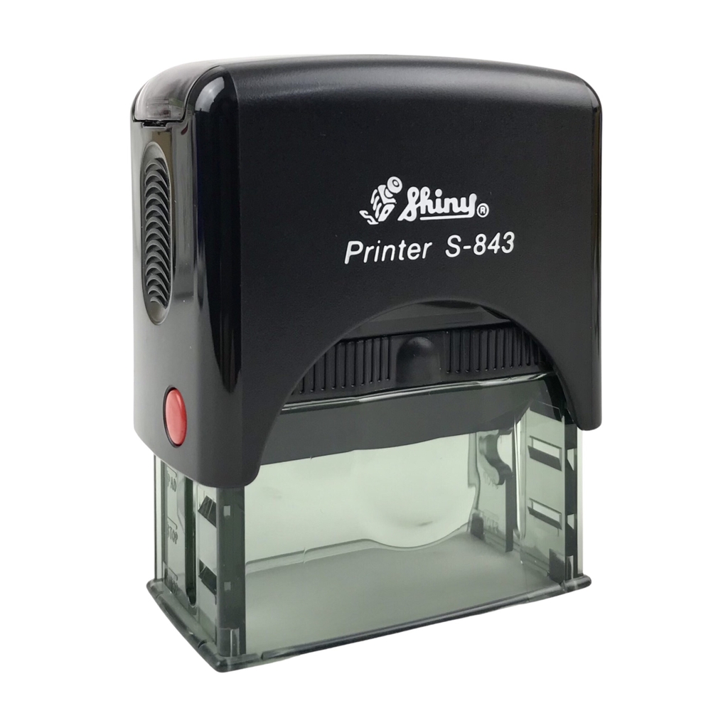 Dấu - Thẻ mực Shiny S843 47x18mm