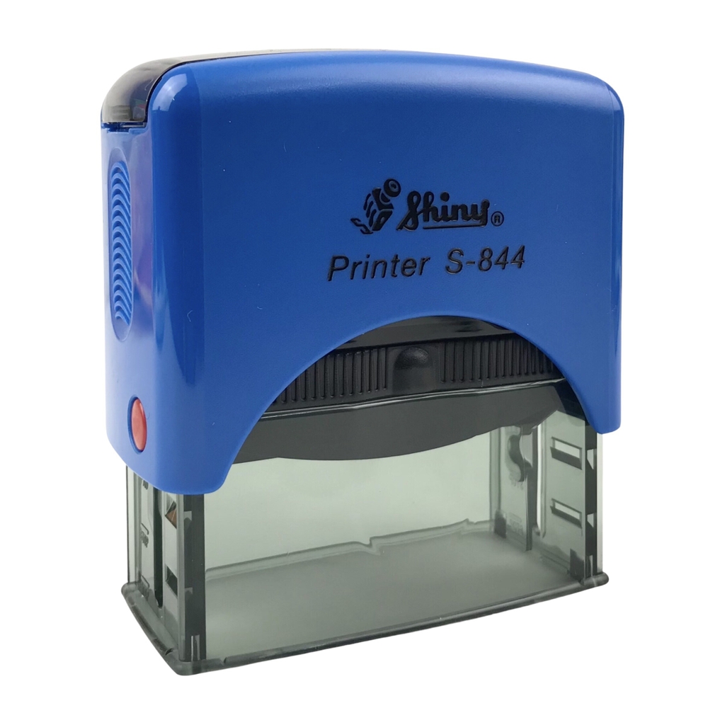 Dấu - Thẻ mực Shiny S844 58x22mm trắng