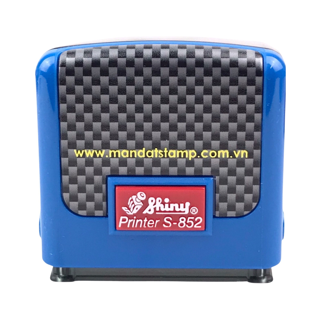 Dấu - Thẻ mực Shiny S852 38x14mm trắng