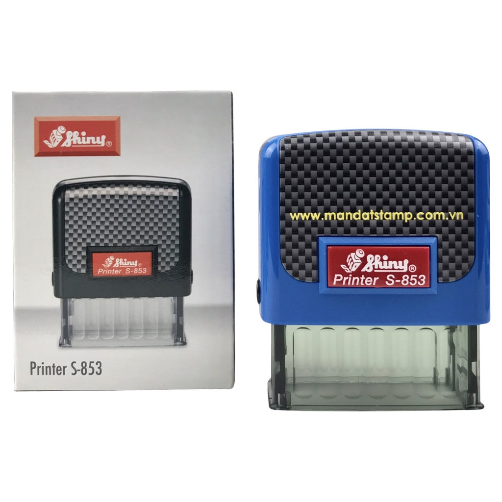 Dấu - Thẻ mực Shiny S853 47x18mm
