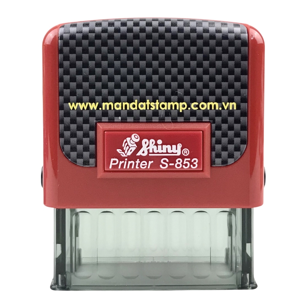 Dấu - Thẻ mực Shiny S853 47x18mm