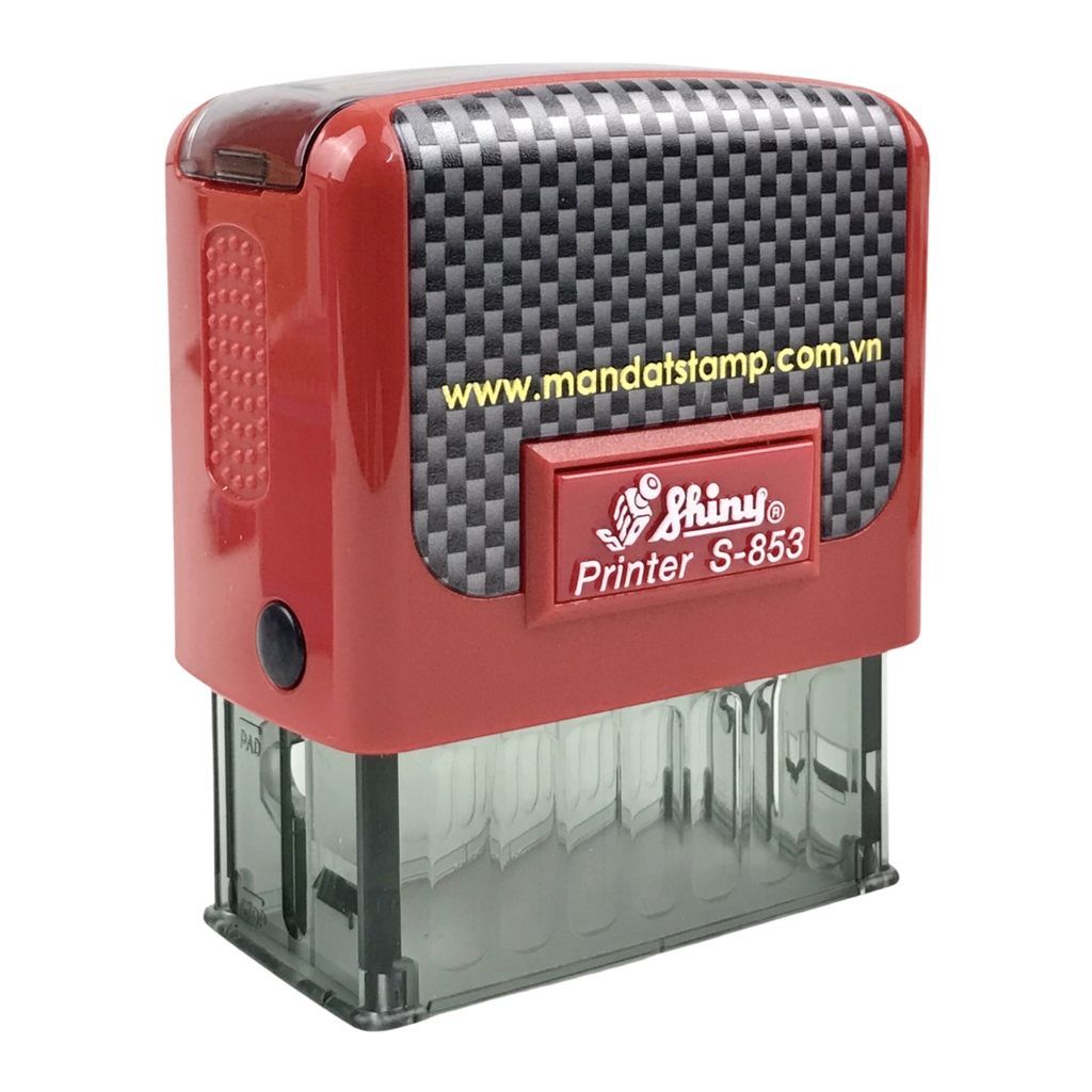 Dấu - Thẻ mực Shiny S853 47x18mm