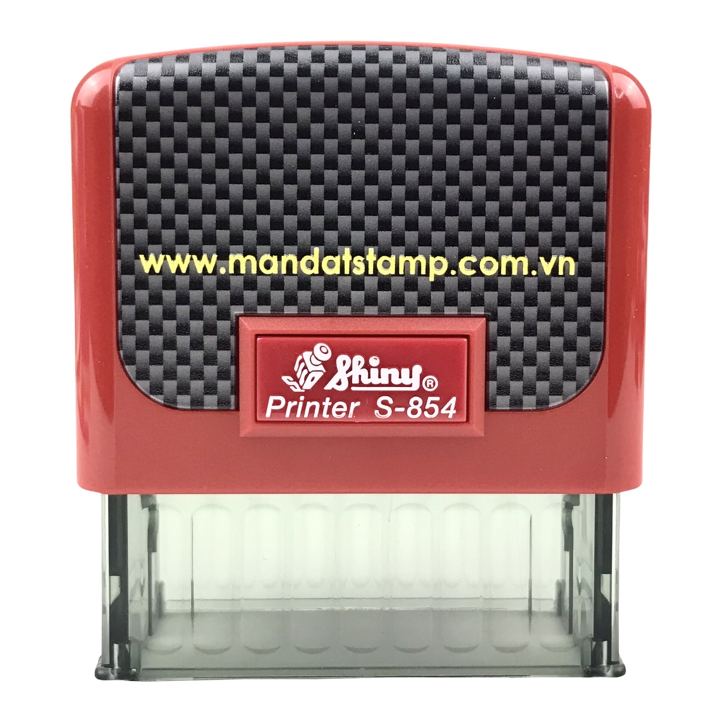 Dấu - Thẻ mực Shiny S854 58x22mm