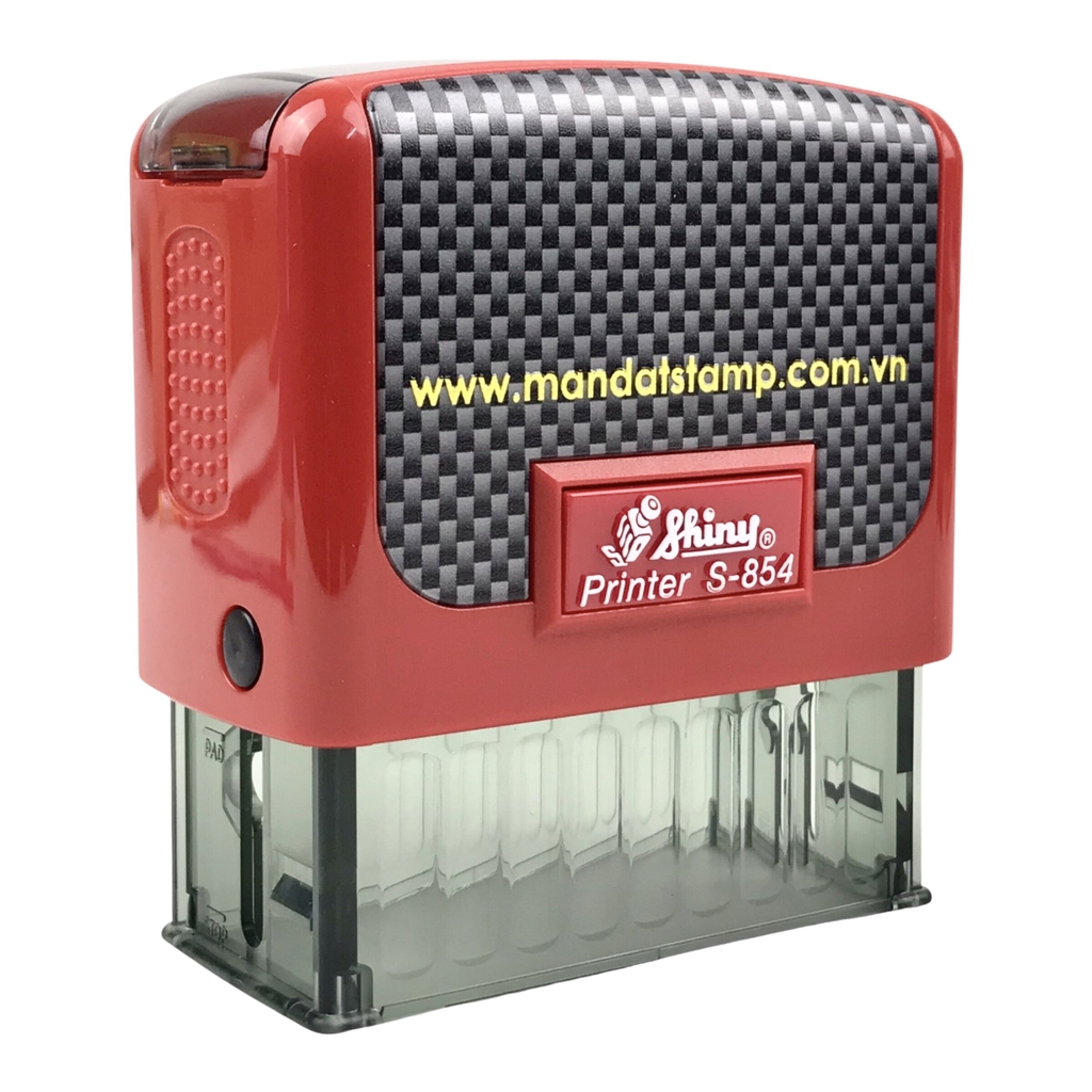 Dấu - Thẻ mực Shiny S854 58x22mm