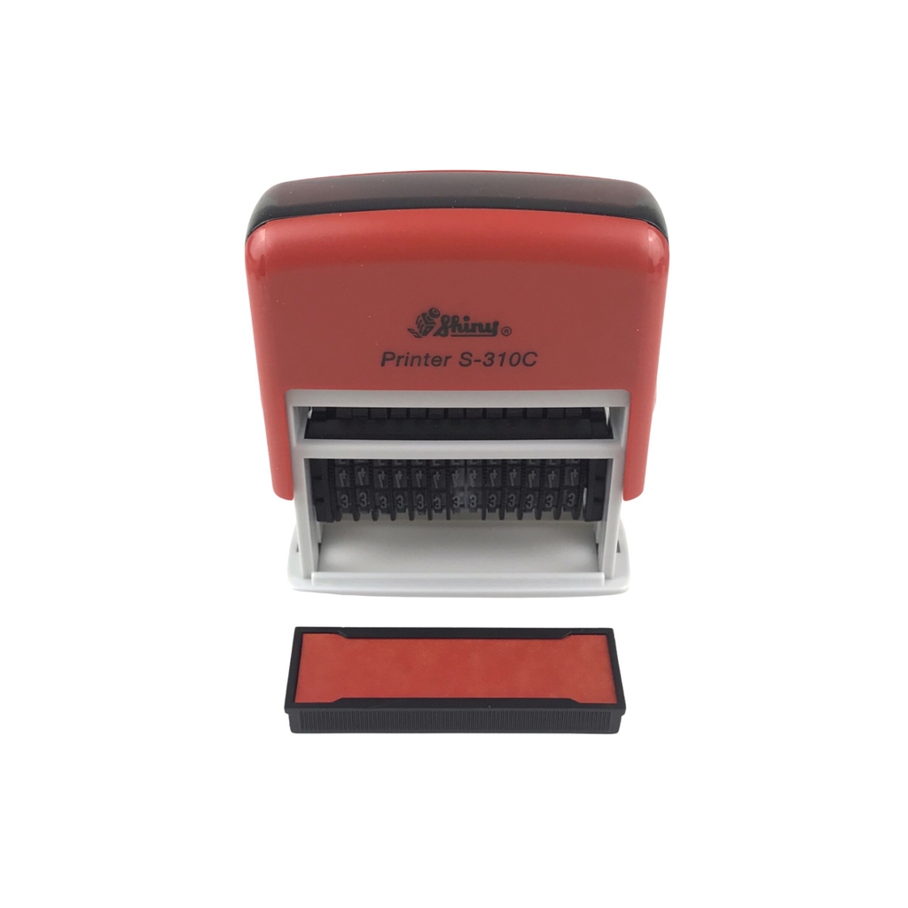 Dấu số xoay - Thẻ mực Shiny S310C 49x5mm